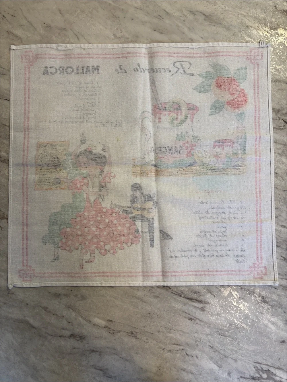 VTG! Mallorca Sangria Decor Tapestry
